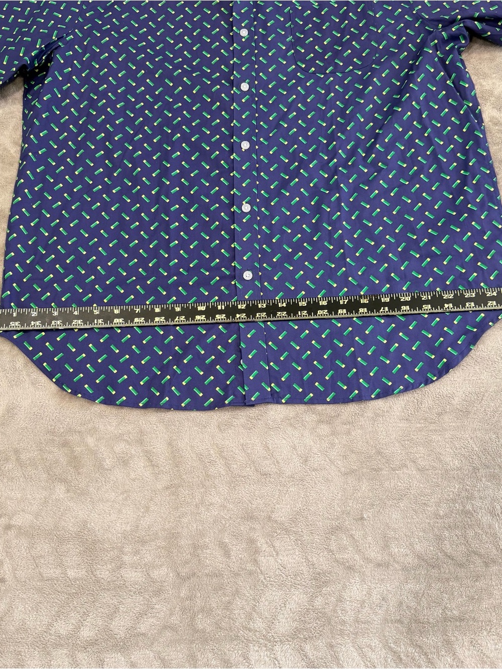 Bird Dog Bay Blue Shotgun Shell Print Button Down Shirt Size XL - Picture 5 of 8